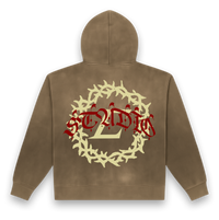 Thorn Logo Zip Up Hoodie