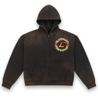 Thorn Logo Zip Up Hoodie