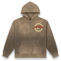 Thorn Logo Zip Up Hoodie