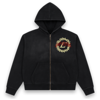 Thorn Logo Zip Up Hoodie