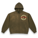 Thorn Logo Zip Up Hoodie