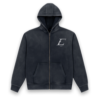 Bitmap Logo Zip Up Hoodie