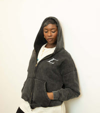 Bitmap Logo Zip Up Hoodie