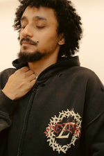 Thorn Logo Zip Up Hoodie