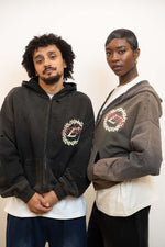 Thorn Logo Zip Up Hoodie